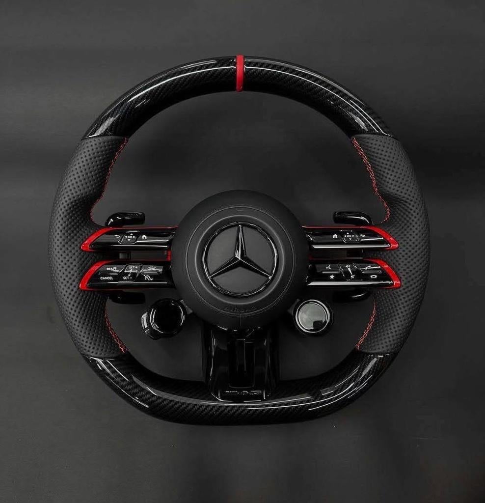 Amélioration du volant sportif de carbone Mercedes AMG, Enlèvement ou Envoi, Neuf, Mercedes-Benz