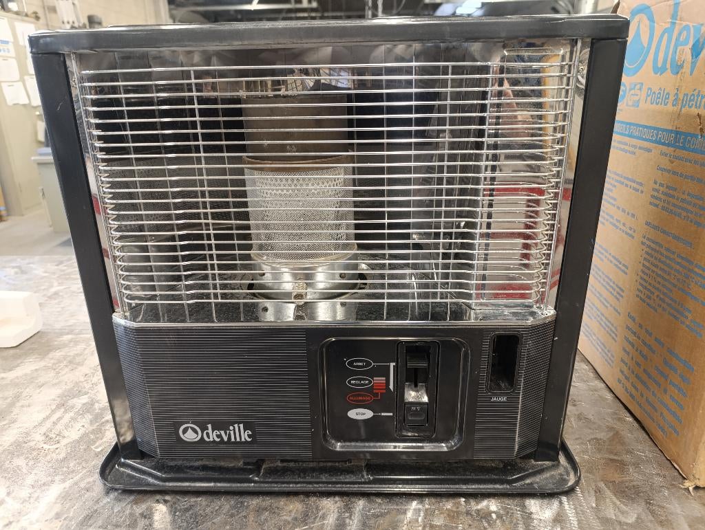 Poêle à pétrole, Enlèvement, Utilisé