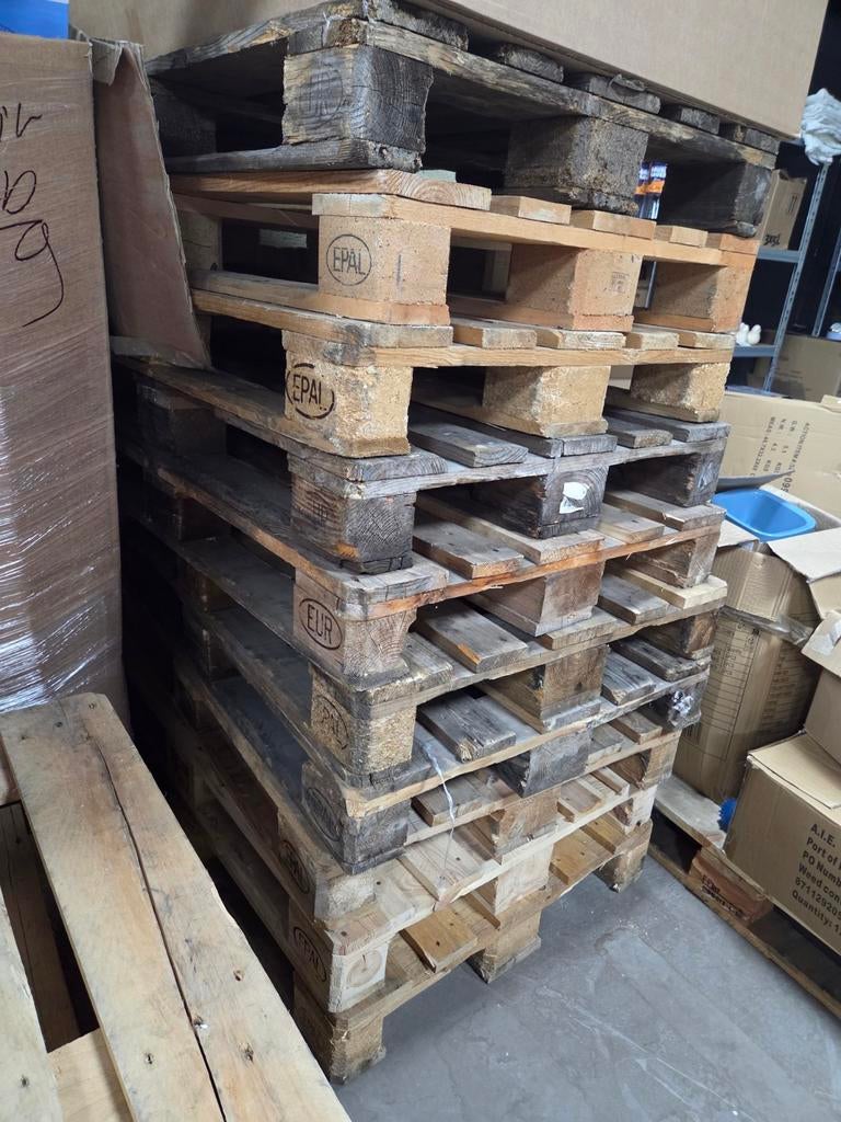 Epal pallets, Doe-het-zelf en Bouw, Hout en Planken, Ophalen, Zo goed als nieuw, Pallet