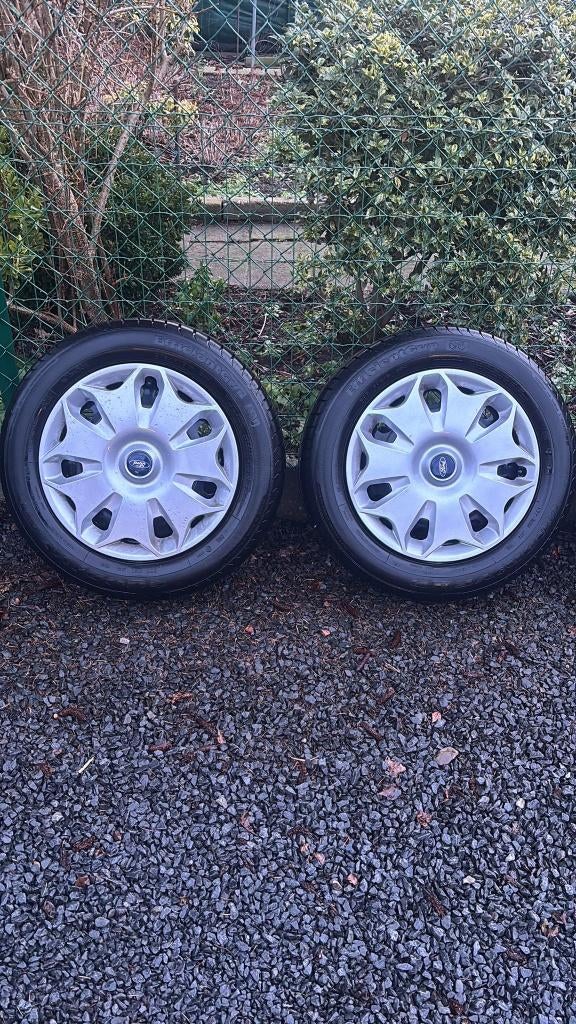 Ford Goodyear 16" (2x) - 205/60 R16 96H - Très bon état, 16 pouces, Véhicule de tourisme, Pneus été, 205 mm