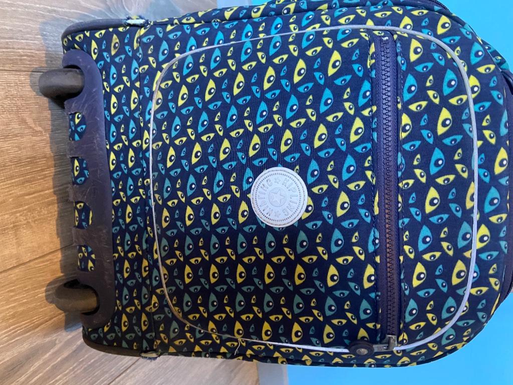 Trolley boekentas, Ophalen, Gebruikt, Blauw, Aktetas of Boekentas