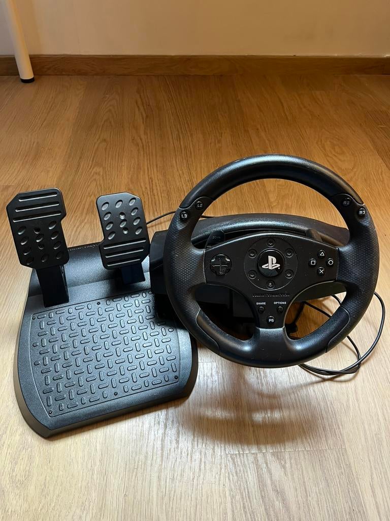 Thrustmaster racing stuur PS4-PS3, Games en Spelcomputers, Spelcomputers | Sony Consoles | Accessoires, Ophalen, Gebruikt, Controller