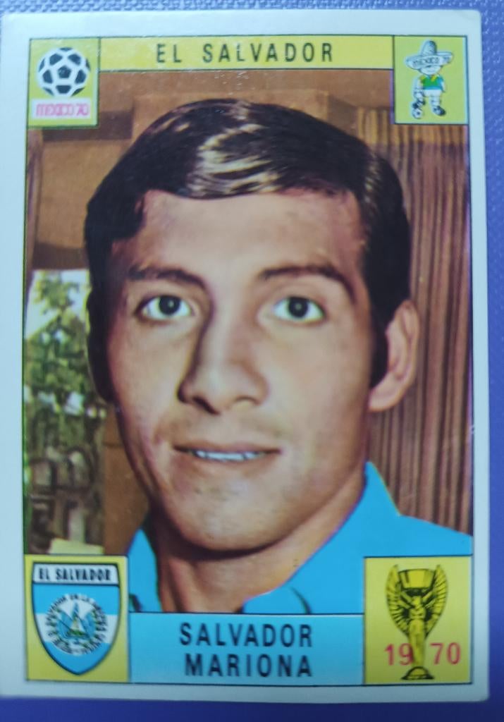 Carte Panini Coupe du monde foot 1970 Mexique 1970 MARIONA, Envoi, Image