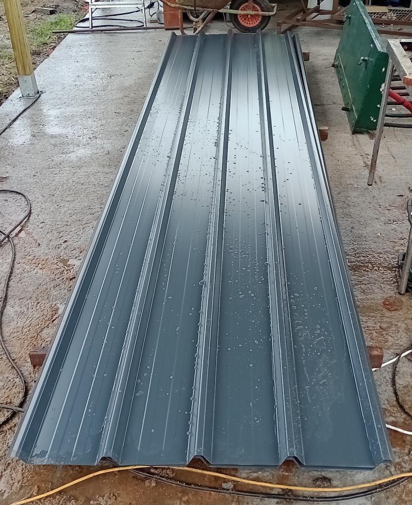 tôle de bardage métallique grise, Bricolage & Construction, Neuf, Gris, Enlèvement, Autres types