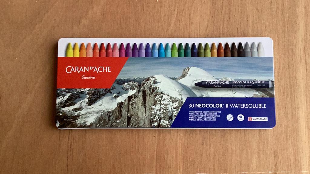 Caran d’ache 30 wax pastels, Ophalen of Verzenden, Zo goed als nieuw