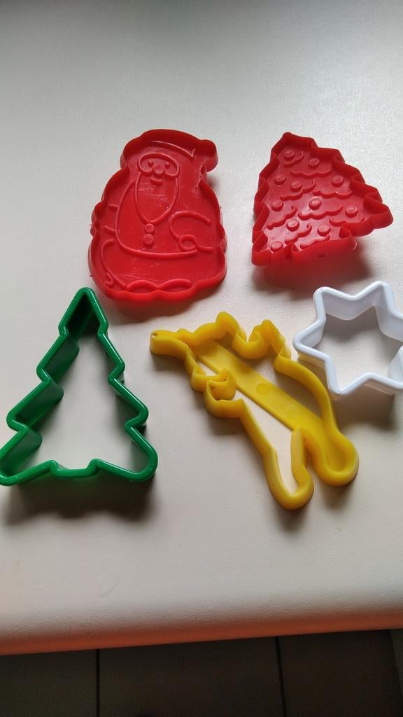 Uitsteekvormpjes kerst, Ophalen of Verzenden