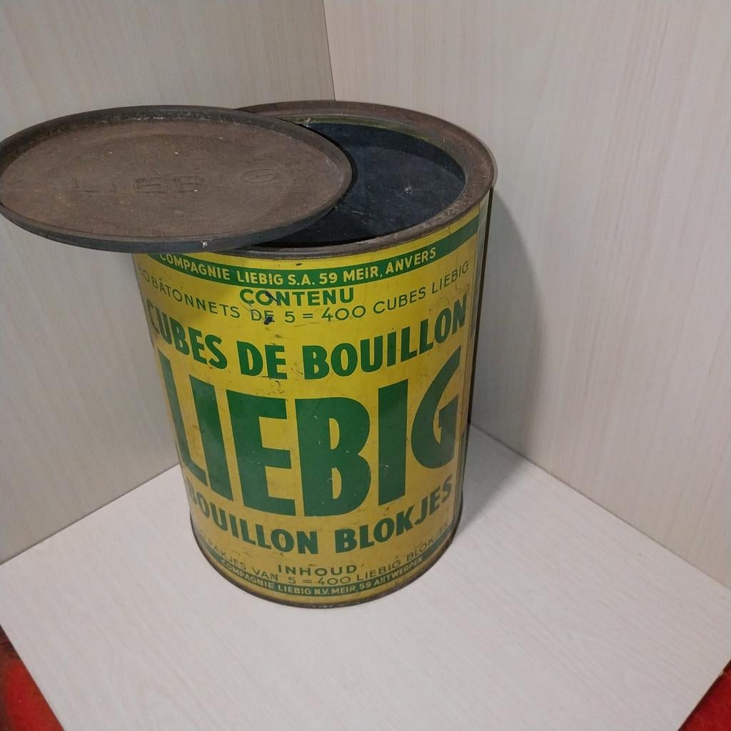 Prachtig en zeldzaam groot commercieel opslagblik van Liebig, Verzamelen, Ophalen
