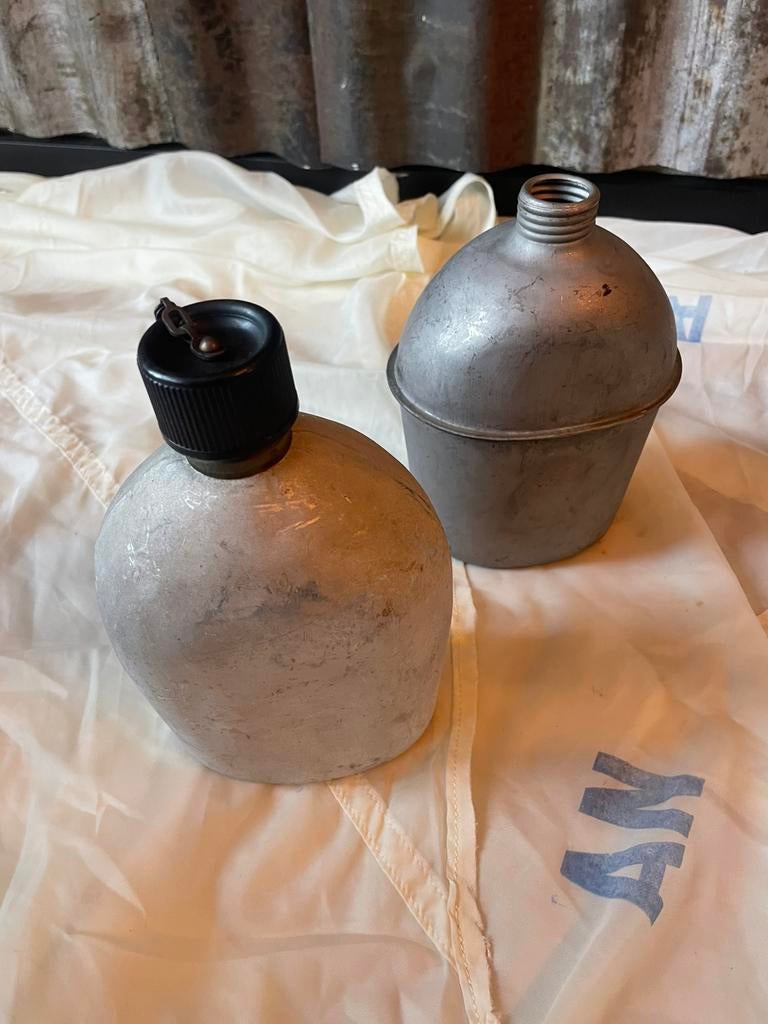 Us ww2 material canteen messkit static line t5, Envoi, Armée de l'air, Caisse ou Géocache