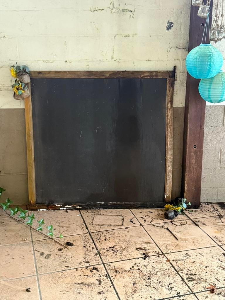 Oud krijtbord, Ophalen, Gebruikt, Krijtbord