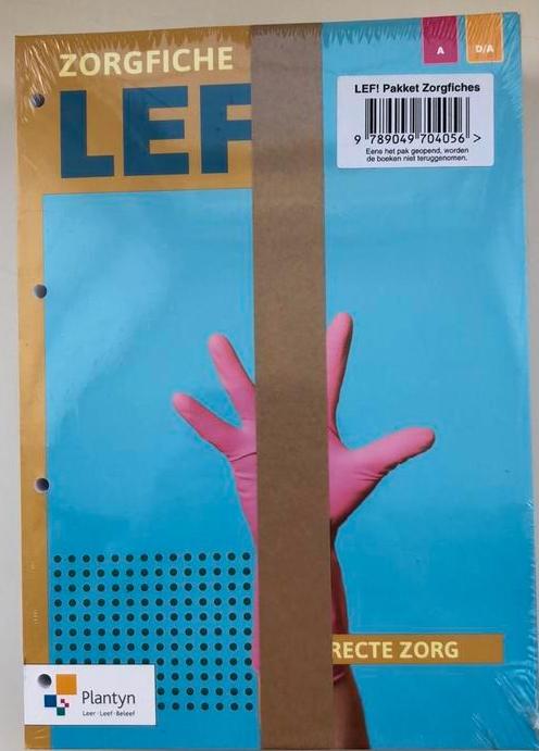 LEF! Pakket Zorgfiches (4 titels), Ophalen of Verzenden, Nieuw, Nederlands, An Verstraelen; Kristine Garcia; Saskia Stroobants; Sofie Ros...
