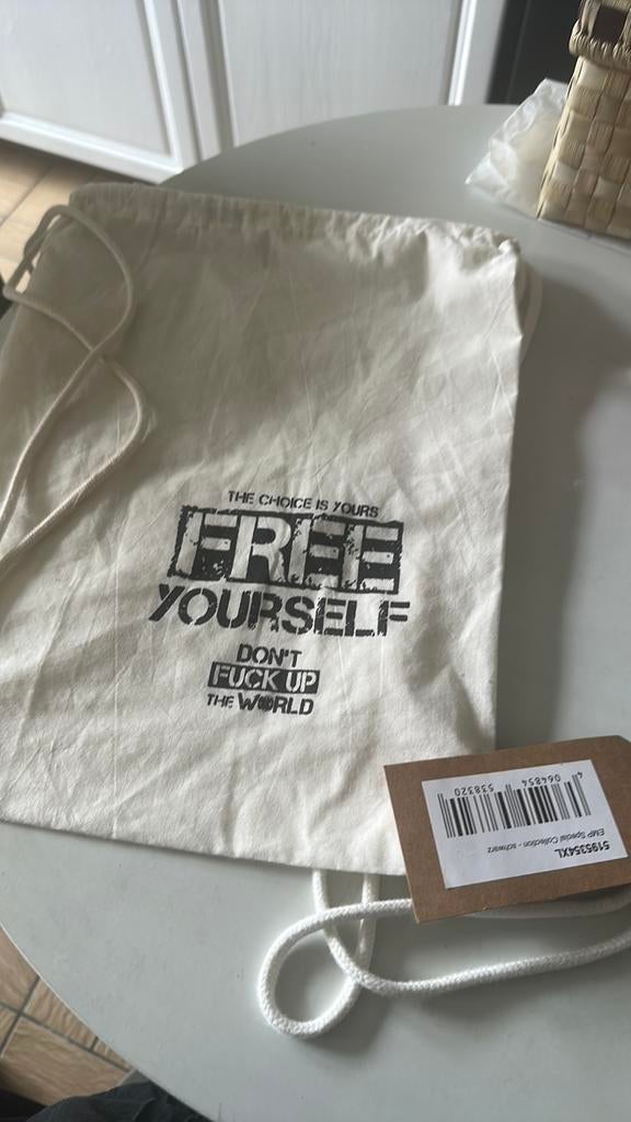 herbruikbare, bedrukte tas van textiel, Ophalen of Verzenden, Nieuw