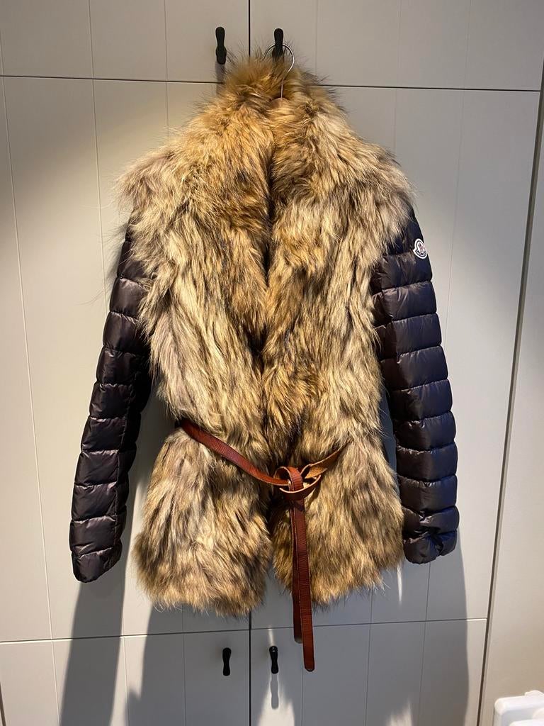 #moncler#winterjas#ski#pels#dons#jacket#, Kleding | Dames, Ophalen of Verzenden, Zo goed als nieuw