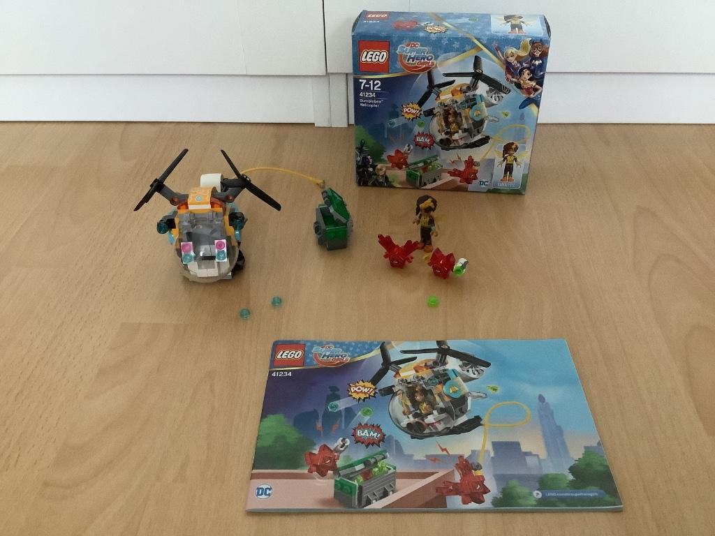 Lego Super Hero Girls Bumblebee helikopter 41234, Kinderen en Baby's, Speelgoed | Duplo en Lego, Zo goed als nieuw, Lego, Complete set