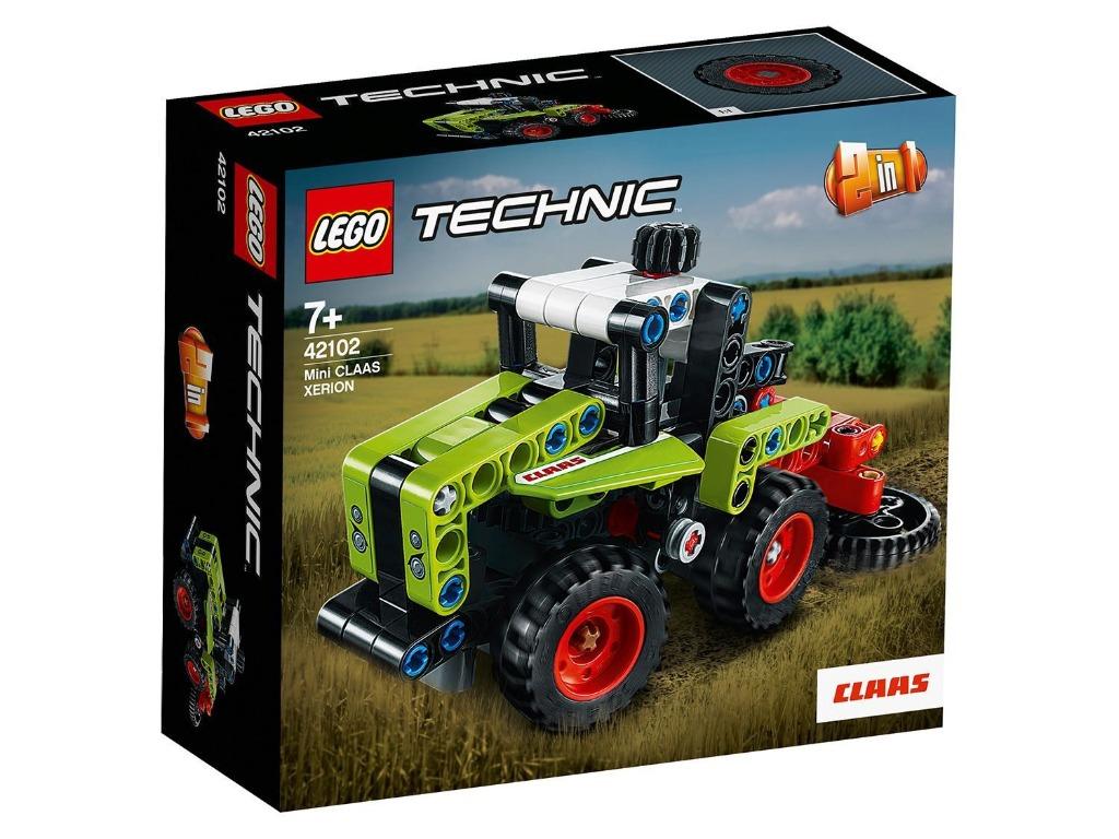 Lego Technic 42102 Mini Claas Xerion (2019), Ophalen of Verzenden, Nieuw, Complete set, Lego
