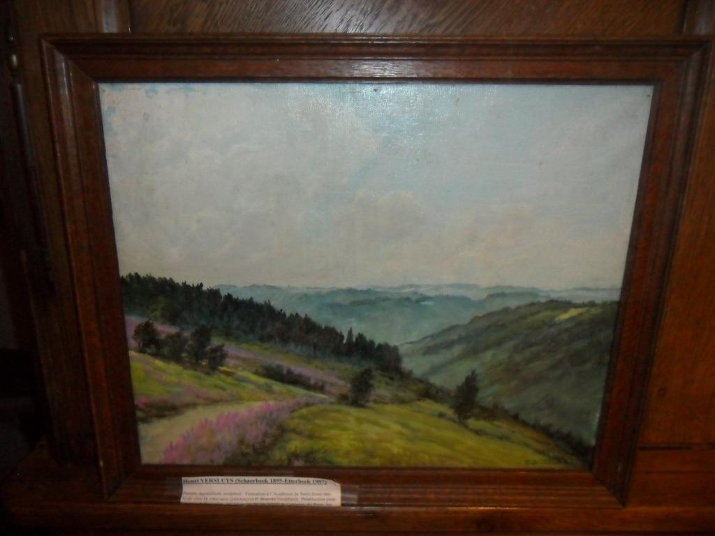 Huile sur toile de Henri Versluys (Schaerbeek 1895-1987), Antiquités & Art, Enlèvement ou Envoi