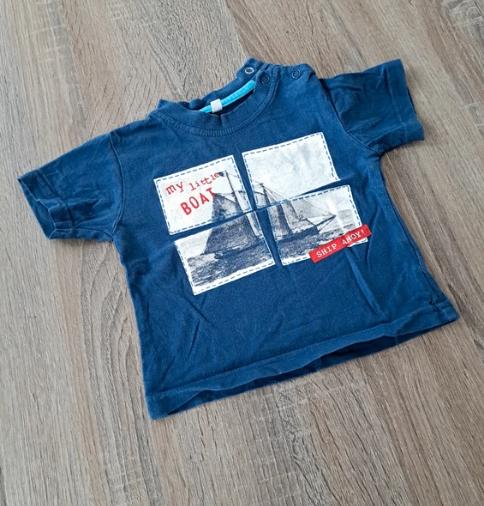 My little boat t-shirt 74, Kinderen en Baby's, Babykleding | Maat 74, Zeeman, Ophalen of Verzenden, Zo goed als nieuw, Jongetje