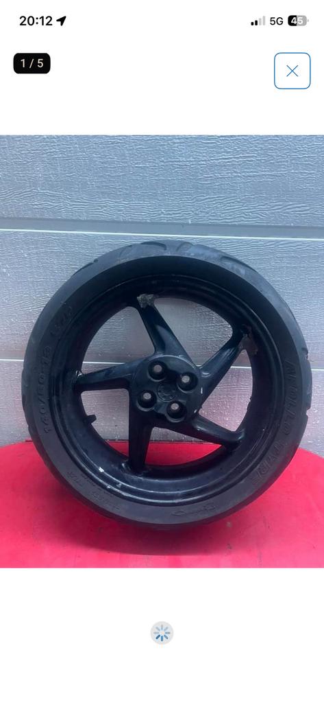 Jante arrière avec pneu pour Honda X8R-S 50 (SZX50S), Autos : Pièces & Accessoires, Pneus & Jantes, Pneu(s), 12 pouces, Envoi