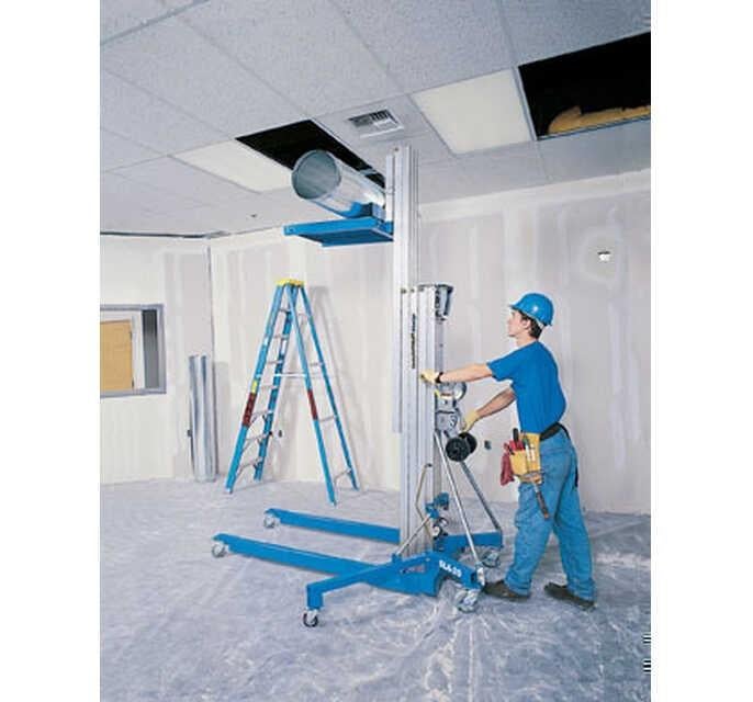 Genie SLA-20 materiaallift / kanaallift te huur, Ophalen