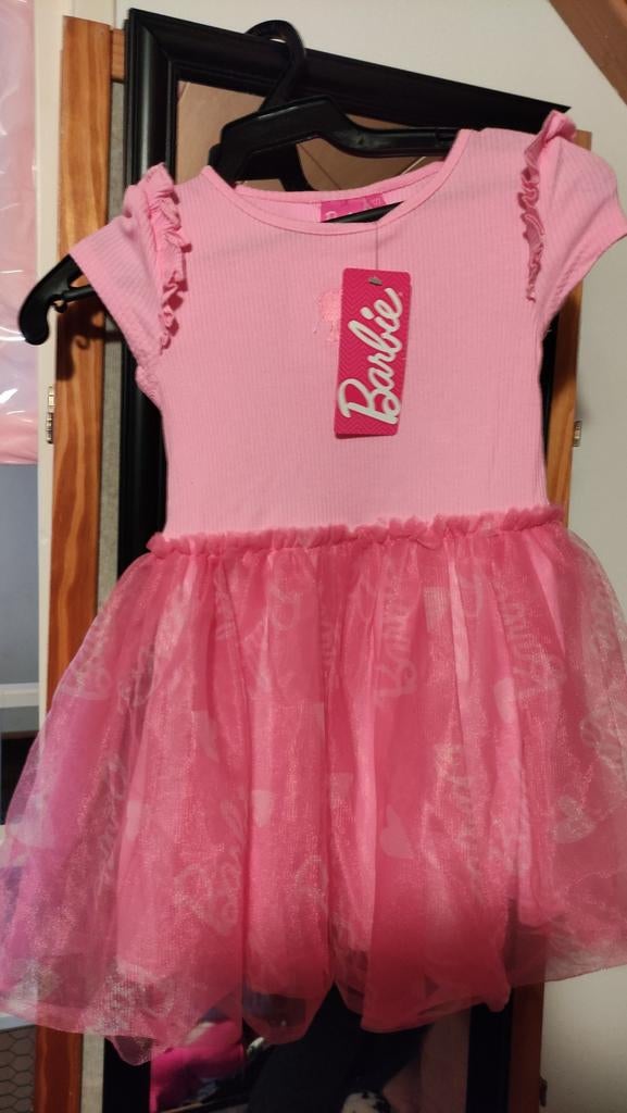 Nieuwe Barbie jurk prinses jurk, Enlèvement ou Envoi, Neuf, 122 à 128, Fille