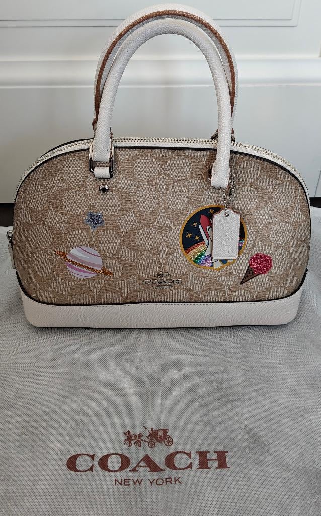 Coach Signature Sierra Satchel Handtas Space Nasa, Handtassen en Accessoires, Tassen | Damestassen, Ophalen of Verzenden, Zo goed als nieuw