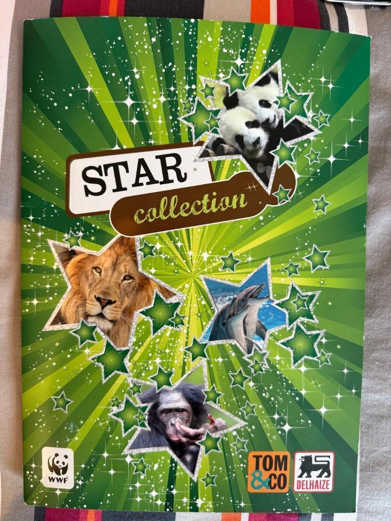Boek delhaize star collection compleet met kaarten, Overige supermarkten, Ophalen of Verzenden