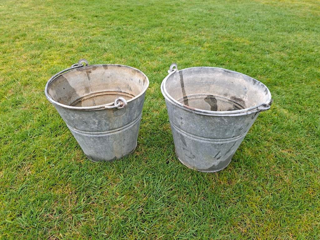 Zinken emmers, Tuin en Terras, Ophalen