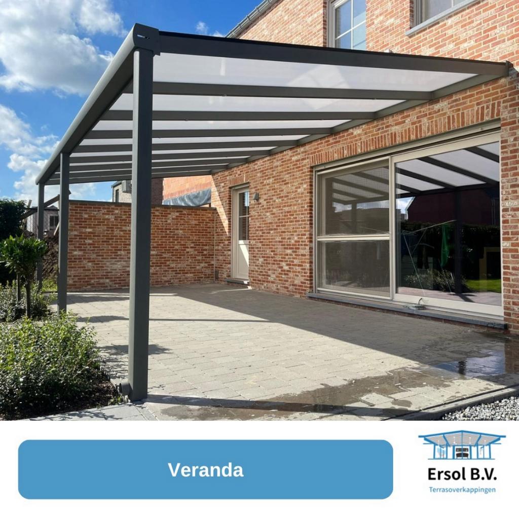 Veranda Overkapping BESTE PRIJZEN, Tuin en Terras, Ophalen of Verzenden, Zo goed als nieuw, Veranda