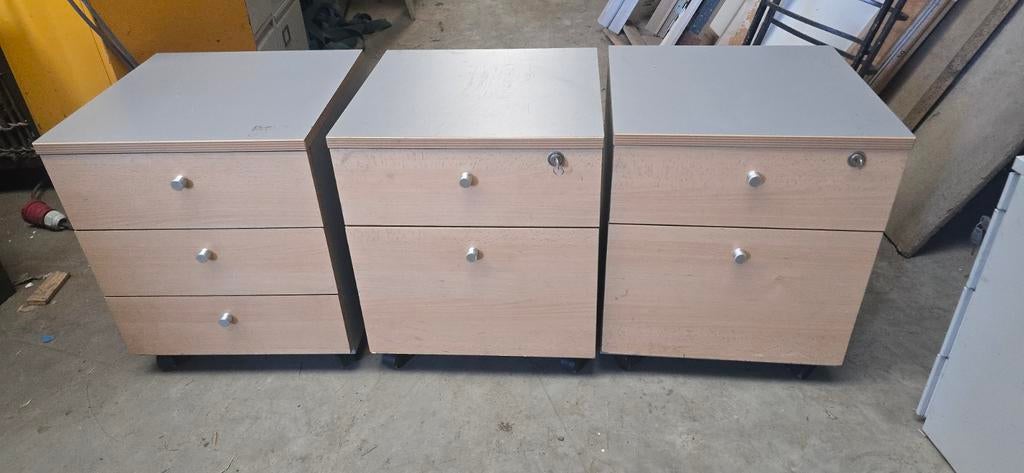 Meuble à tiroirs, classeur, bureau de chevet, bloc de tiroir, Maison & Meubles, Enlèvement, Bois