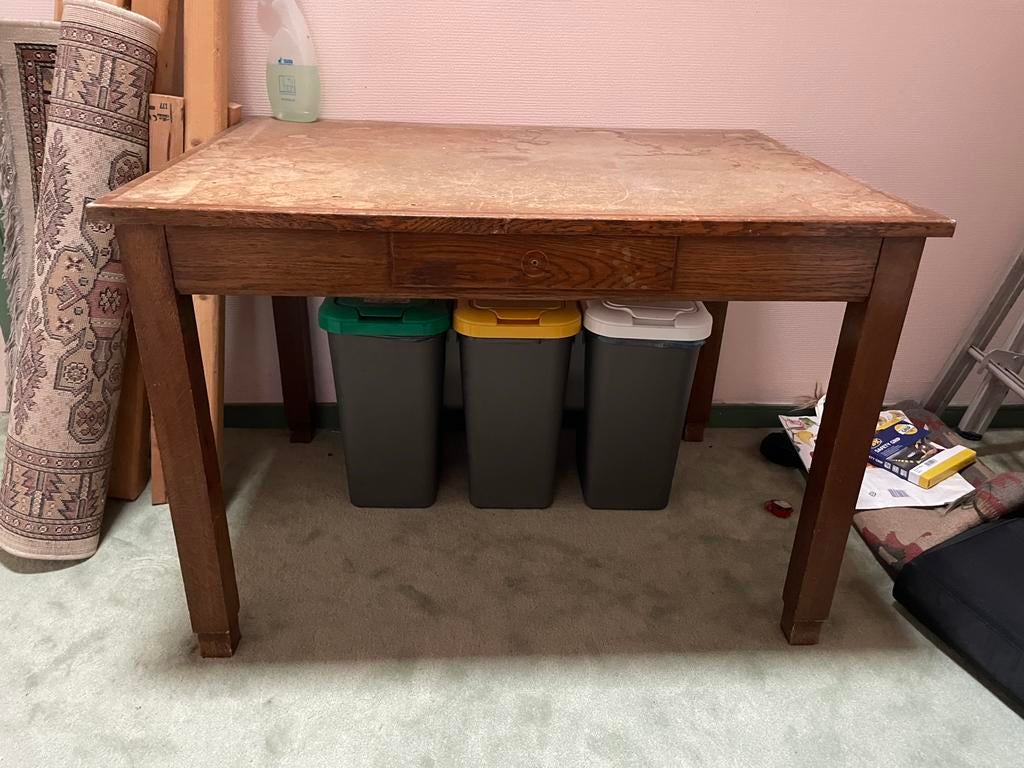 Bureautafel/schrijftafel, Ophalen, Gebruikt