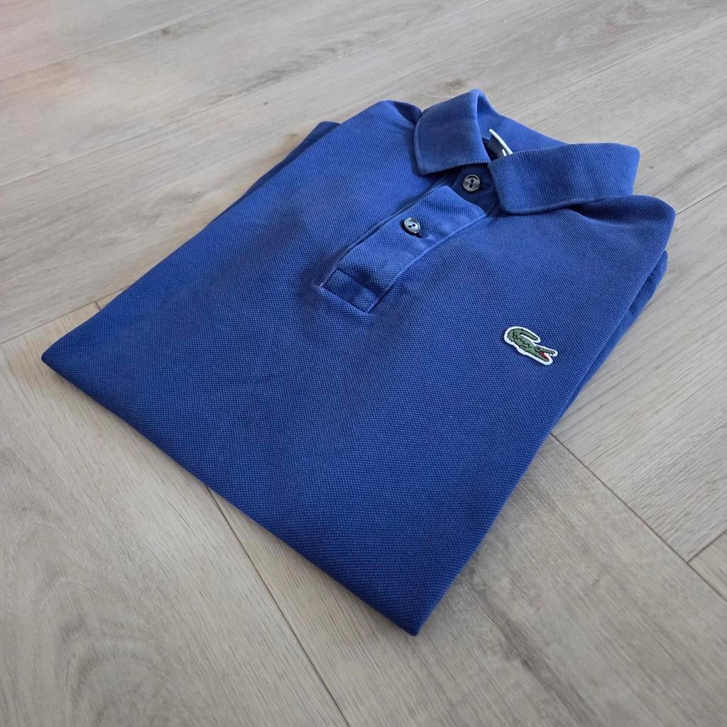 Polo Lacoste bleu vif élégant taille XS, Envoi, Taille 46 (S) ou plus petite, Bleu, Lacoste