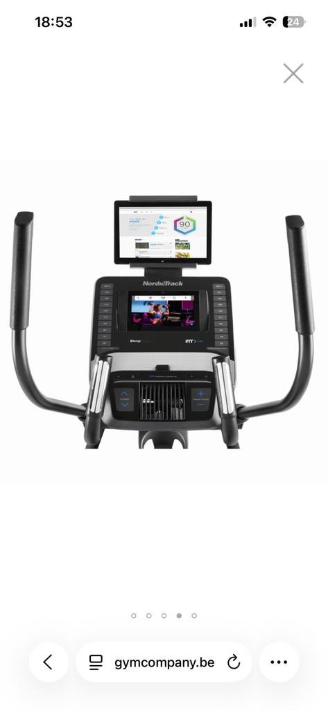 Crosstrainer NordicTrack, Ophalen, Zo goed als nieuw