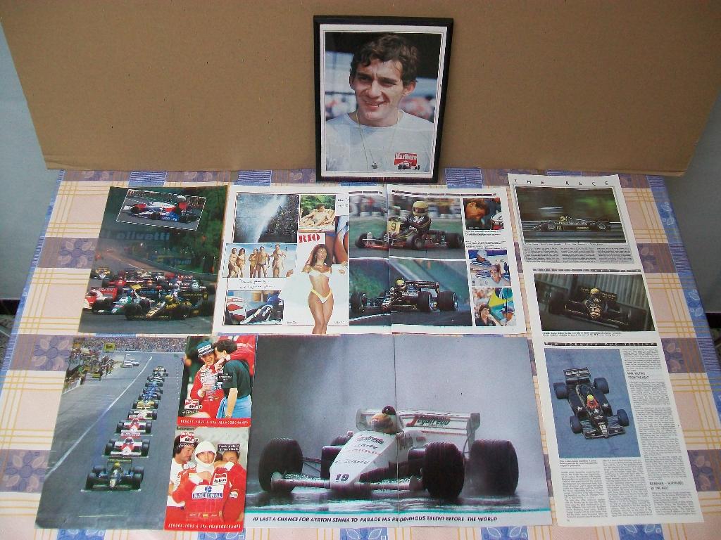 Ayrton Senna - F1 - Lotus Honda McLaren Renault Marlboro, Verzamelen, Ophalen of Verzenden, Gebruikt, Formule 1