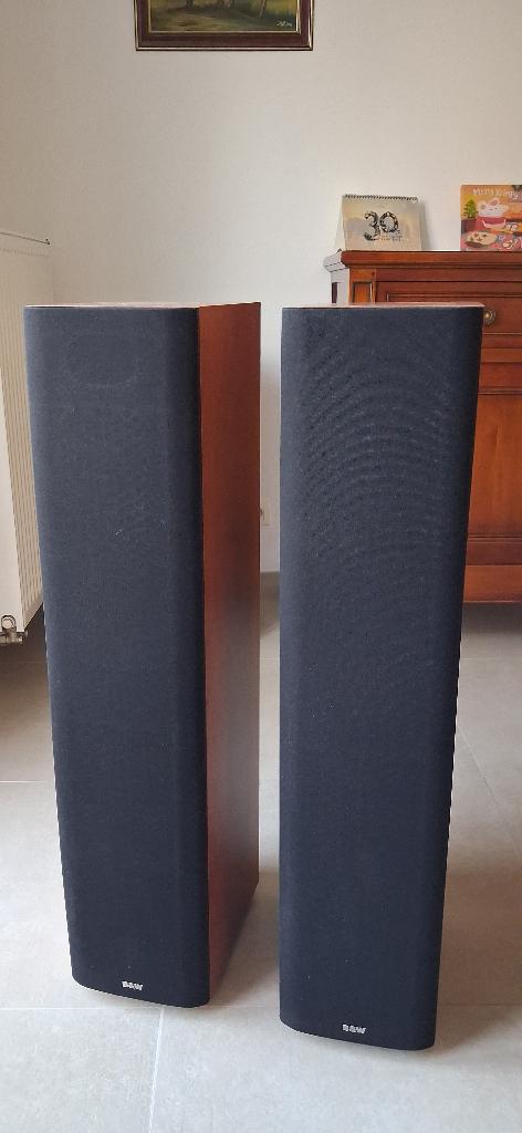b&w dm603s3, Zo goed als nieuw, 120 watt of meer, Front, Rear of Stereo speakers, Ophalen