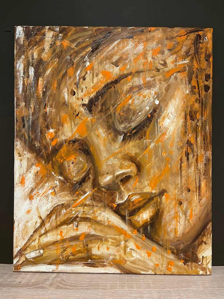 Schilderij Sleeping Beauty Mk Art, Ophalen of Verzenden