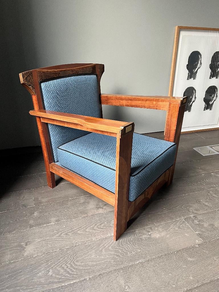 FAUTEUIL INSPIRATION ART DECO, Maison & Meubles, Fauteuils, 75 à 100 cm, Art-déco, Comme neuf, Enlèvement