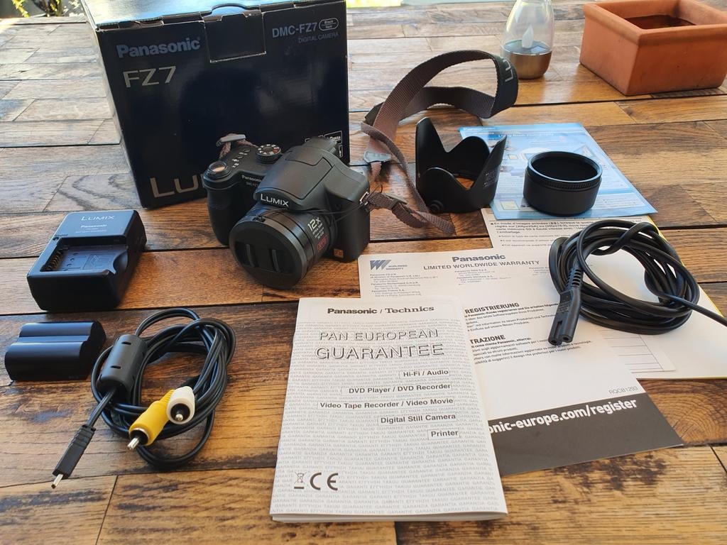 Panasonic lumix FZ7, Enlèvement