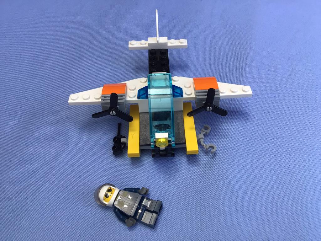 Lego prison island helikopter, Ophalen of Verzenden, Zo goed als nieuw, Lego