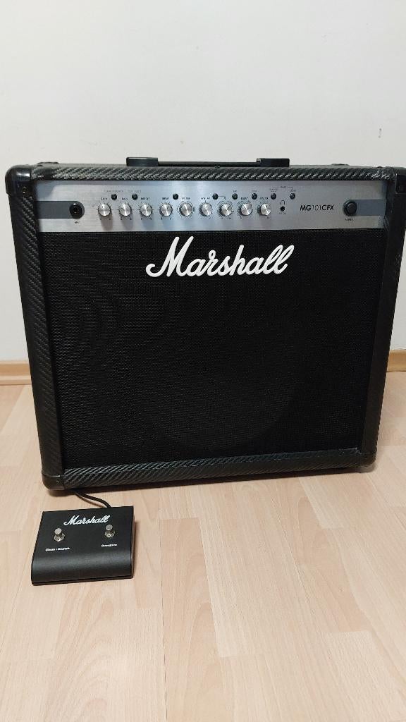 Marshall gitaarversterkers mg101cfx, Muziek en Instrumenten, Ophalen, Zo goed als nieuw, Gitaar, 100 watt of meer