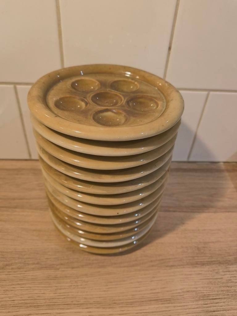 Escargot bordjes 12 stuks, Ophalen