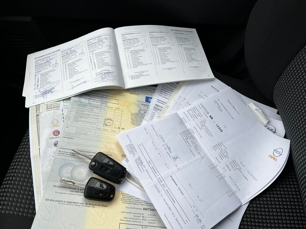 - Opel Meriva - 1.6 Benzine - 112.000km - Airco - Automaat -, Auto's, Stof, Zwart, 4 cilinders, Parkeersensor