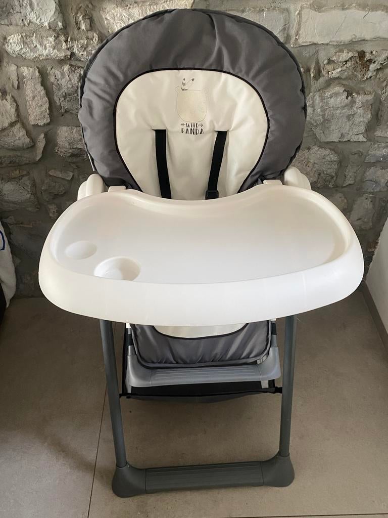 chaise haute + relax Hauck Sit'n Relax Wild Panda, Enfants & Bébés, Enlèvement, Comme neuf