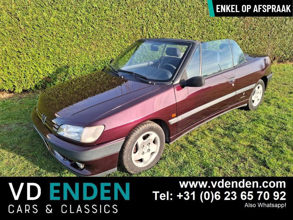 Peugeot 306 Cabriolet 1.8 - 1996, Auto's, Voorwielaandrijving, 4 zetels, Overige kleuren, Cabriolet