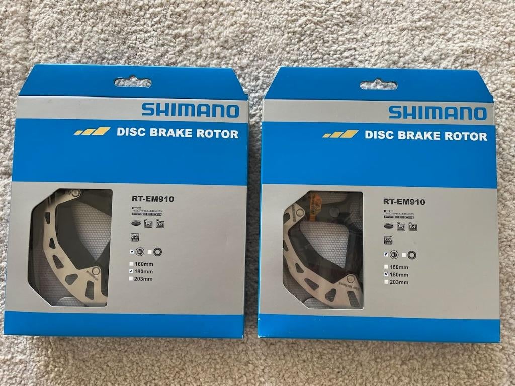 Shimano STePS RT-EM910 Ice-Tech Freeza Disc - met Magneet, Vélos & Vélomoteurs, Enlèvement ou Envoi, Neuf, Freins, Aluminium