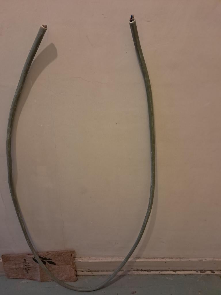 3 mètres de câble électrique XGB Anti-feu (5G10mm²)., Enlèvement, Neuf, Câble ou Fil électrique