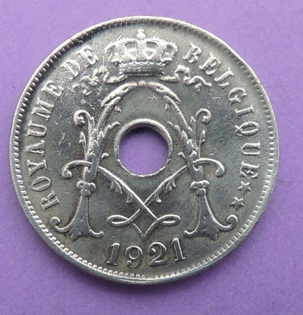 1921 25 centimes FR Albert 1er, Envoi, Métal, Monnaie en vrac