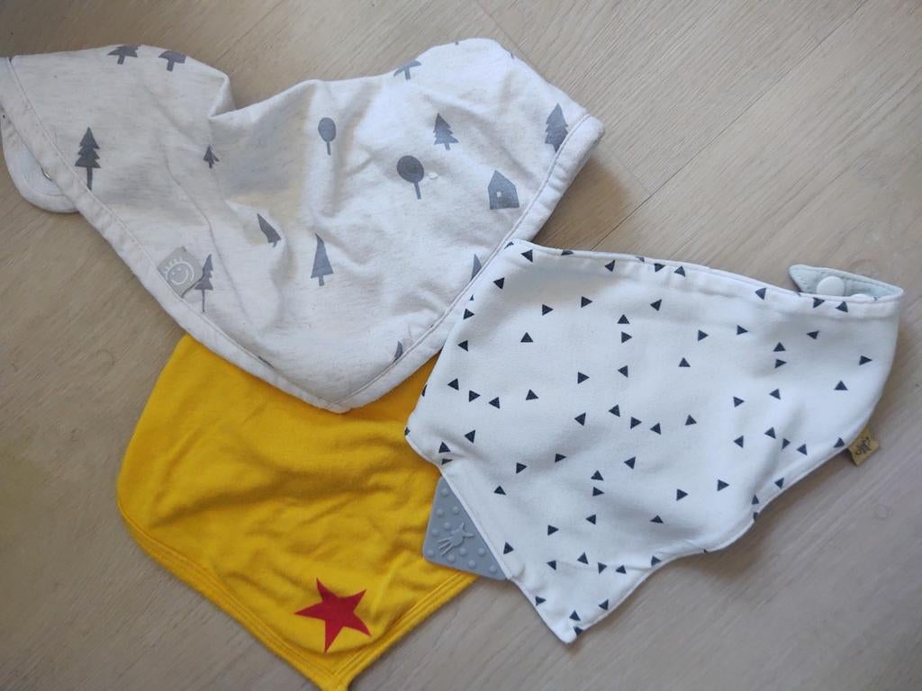 3 bandanaslabbetjes, Ophalen of Verzenden, Gebruikt, Jongetje of Meisje