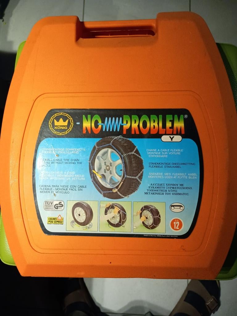 Sneeuw kettingen, Ophalen