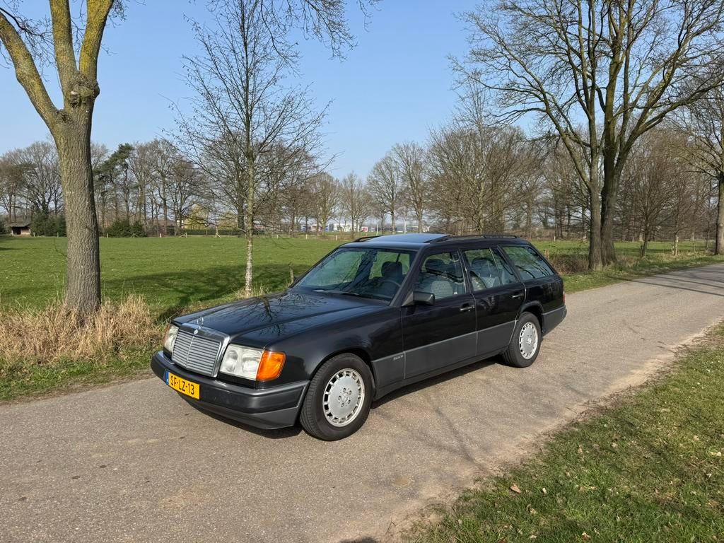 Mercedes-Benz S125 250 Station Diesel handbak 1991, Auto's, 4 deurs, Zwart, Bedrijf, Overige carrosserie