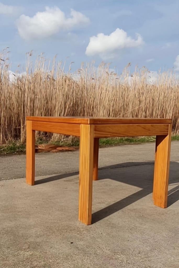 vintage grenen eettafel dutch design, Huis en Inrichting, Complete eetkamers, Ophalen, Vintage retro