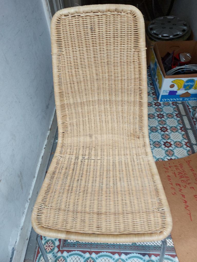 CHAISES : VINTAGE / MODERNE / ANCIENNE, Maison & Meubles, Chaises, Osier ou Rotin, VINTAGE / MODERNE / ANCIEN, Brun, Enlèvement
